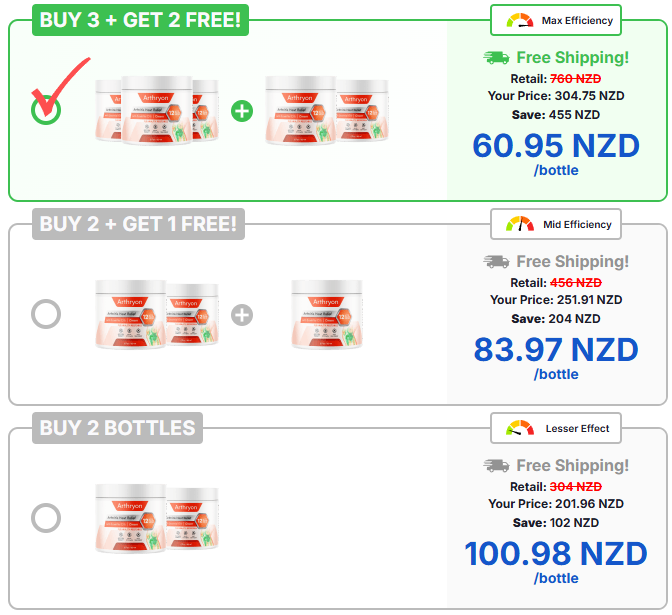 Arthryon Heat Pricing Packages New Zealand